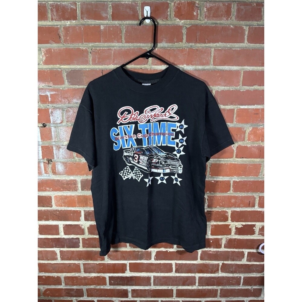 Vintage 90s Dale Earnhardt Sr Six Time Winston Cup Champion Shirt Adult Large